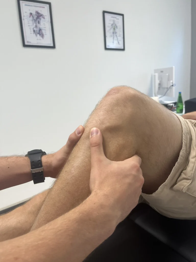 terapia manualna stosowana na pacjencie